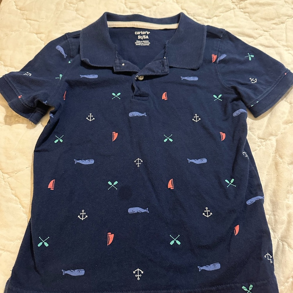 Carters Nautical Boys Polo